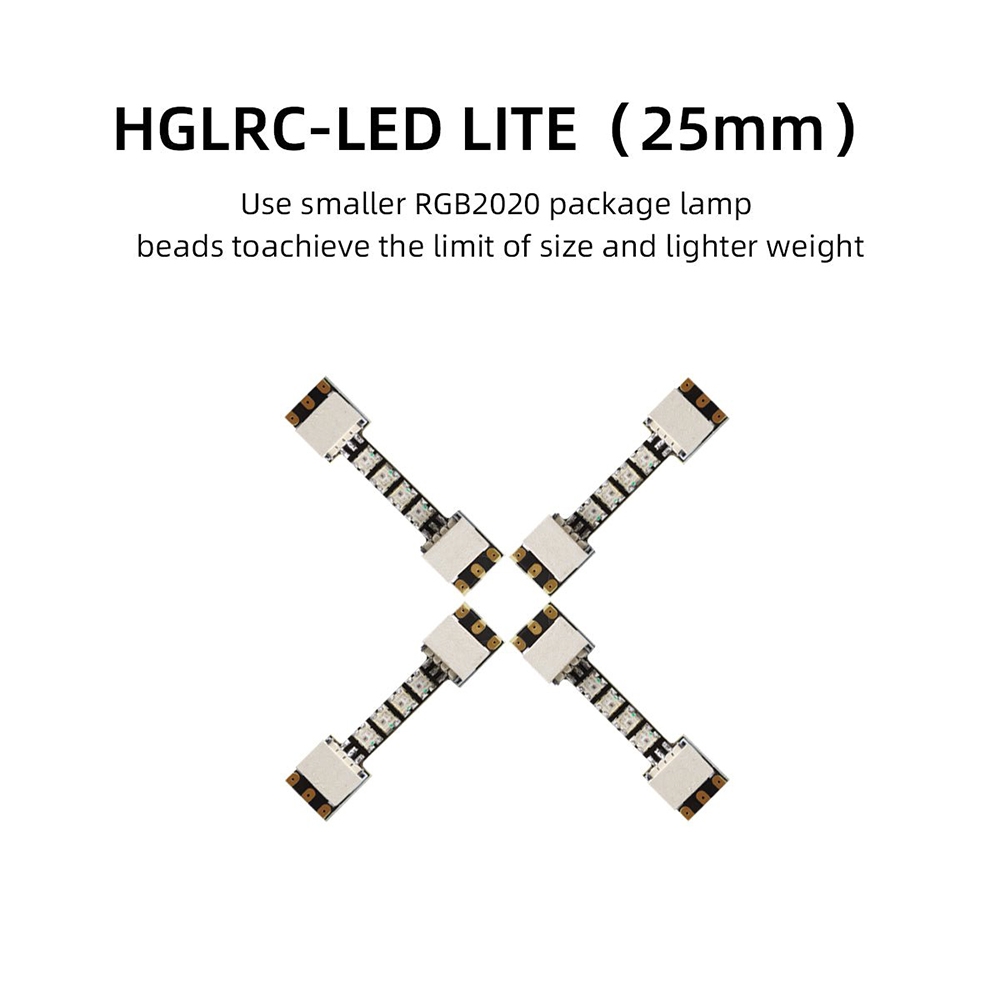 4PCS-HGLRC-LED-Lite-5V-RGB-LED-Lichtstreifen-25mm-fuumlr-RC-FPV-Racing-Drohne-2002118-1